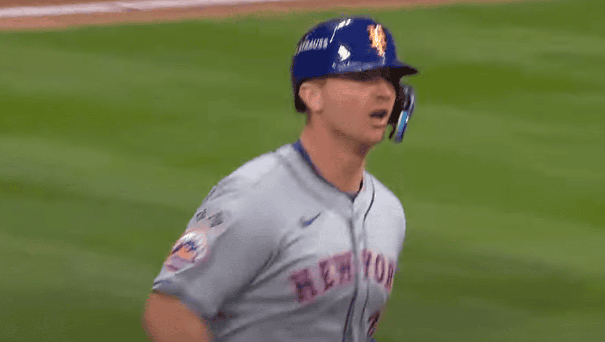 Image of Pete Alonso showcasing his record-breaking power during his rookie season in 2019.